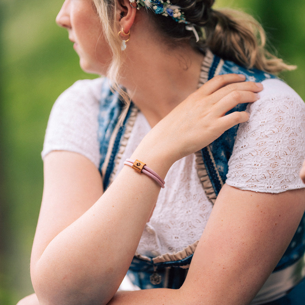 Oktoberfest™ myjori Segeltauarmband Holz