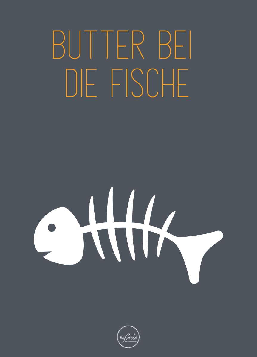 SET 4 Butter bei die Fische