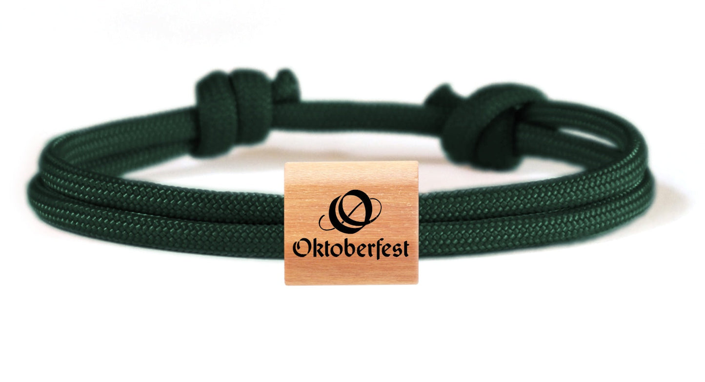 Oktoberfest™ myjori Segeltauarmband Holz