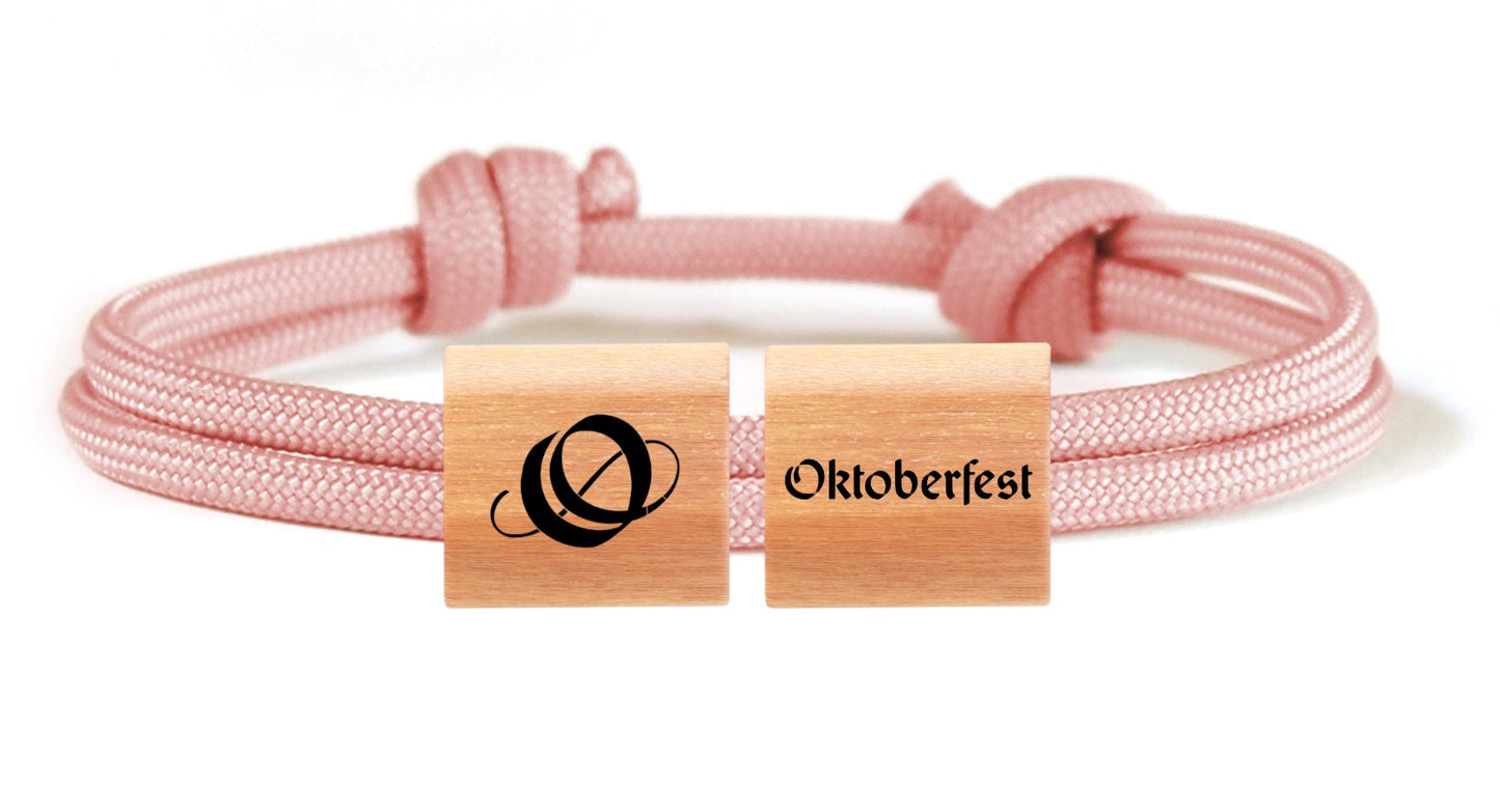 Oktoberfest™ myjori Segeltauarmband Holz duo