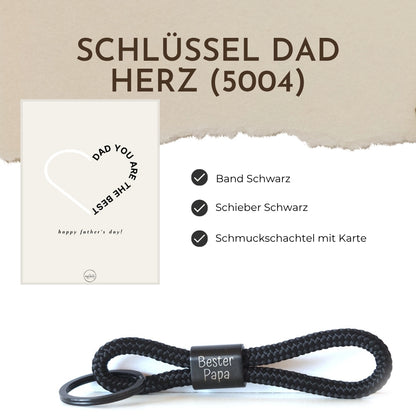Schlüsselanhänger (5004) - Dad Herz