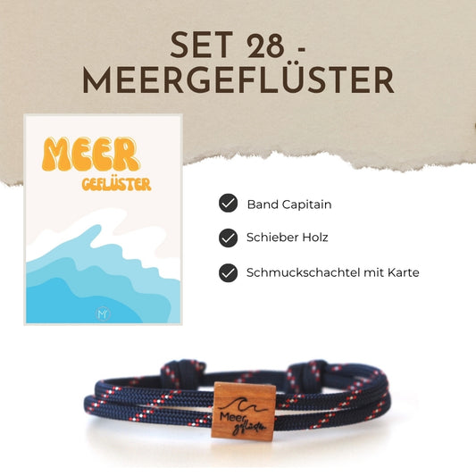 Segeltauarmband Set 28 - Meergeflüster