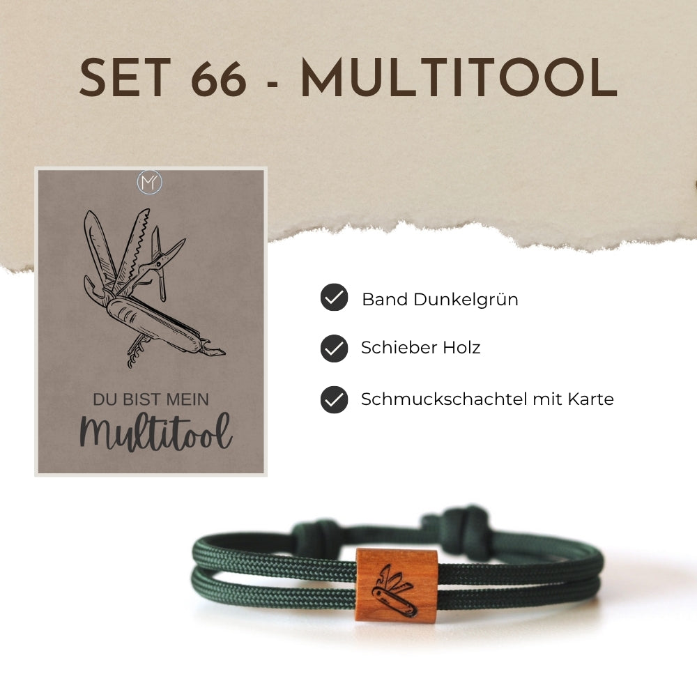 Segeltauarmband Set 66 - Multitool