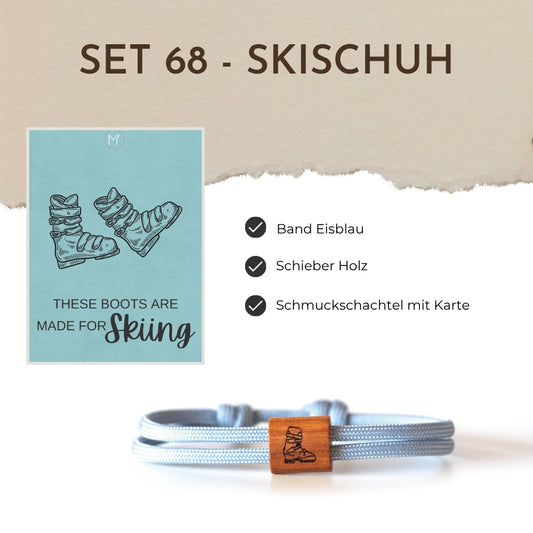 Segeltauarmband Set 68 - Skischuh