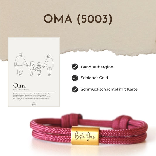 Segeltauarmband 5003 - Oma