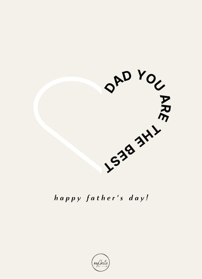 Schlüsselanhänger (5004) - Dad Herz