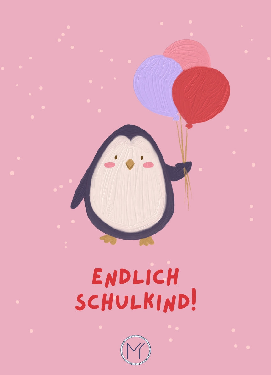 Segeltauarmband 5016 - Schulkind Pinguin