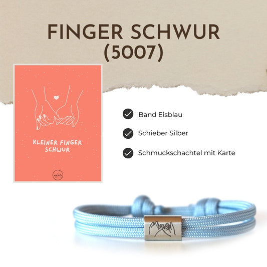 Segeltauarmband 5007 - Finger Schwur