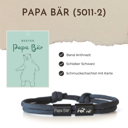 Segeltauarmband 5011-2 - Papa Bär