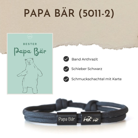 Segeltauarmband 5011-2 - Papa Bär