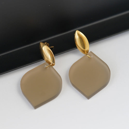 myGreta Ohrring All Beige Drops