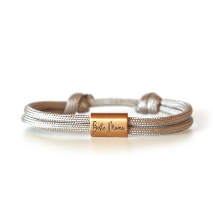 Segeltauarmband 5005 - Mom Herz