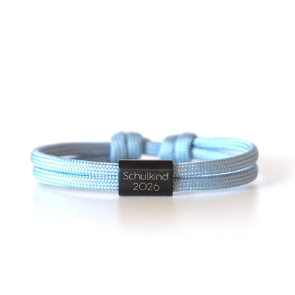 Segeltauarmband 5022 - Endlich Schulkind Dino