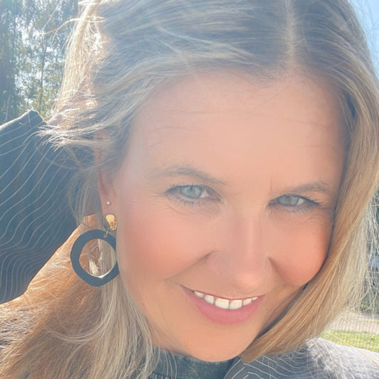 myGreta Ohrring All Black Circle