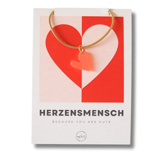 Acryl Kette Herz