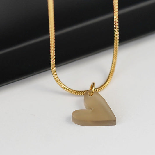 myGreta Kette All Beige Heart
