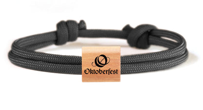 Oktoberfest™ myjori Segeltauarmband Holz