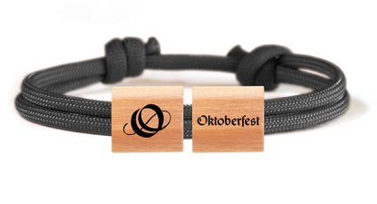 Oktoberfest™ myjori Segeltauarmband Holz duo