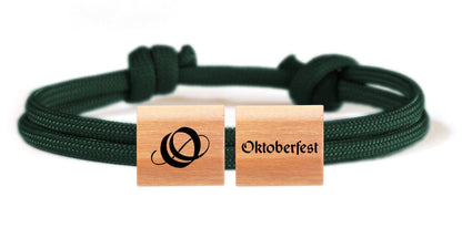 Oktoberfest™ myjori Segeltauarmband Holz duo