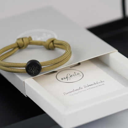 myGreta Segeltauarmband Chestnut