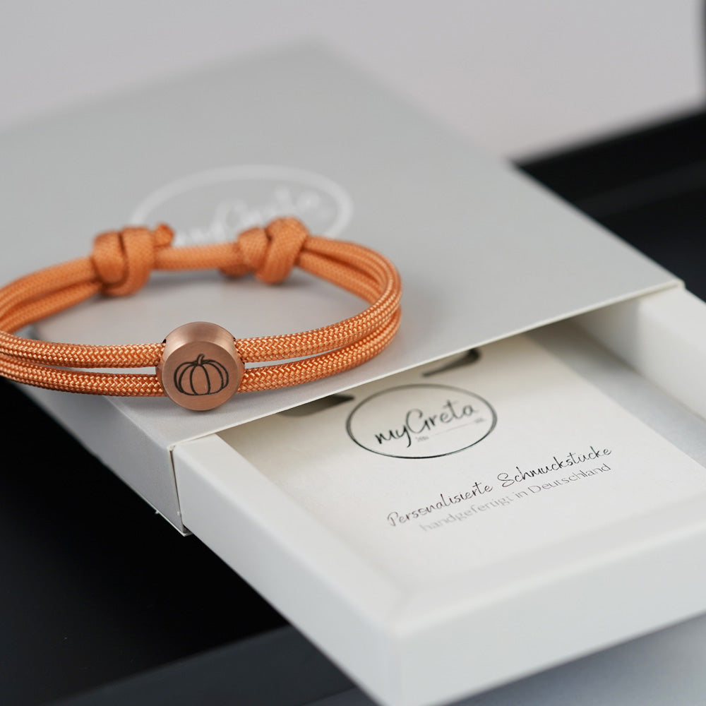 myGreta Segeltauarmband Pumpkin