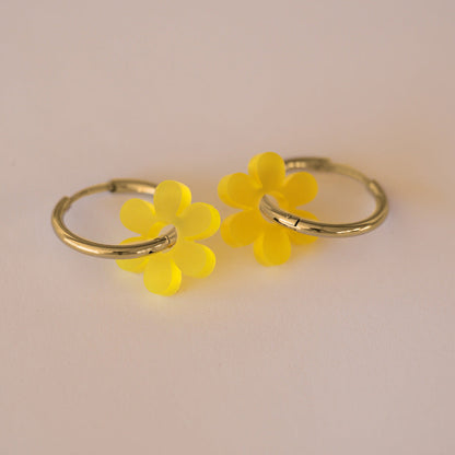 Acryl Ohrring Blumen