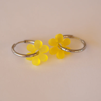 Acryl Ohrring Blumen